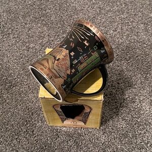 Egyptian Porcelain Mug Pyramids, Sphinx, Hieroglyphics (Egypt) - Fathy Mahmoud